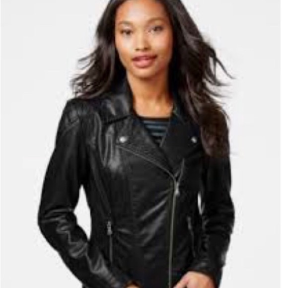 American Rag Faux Leather Moto Jacket 